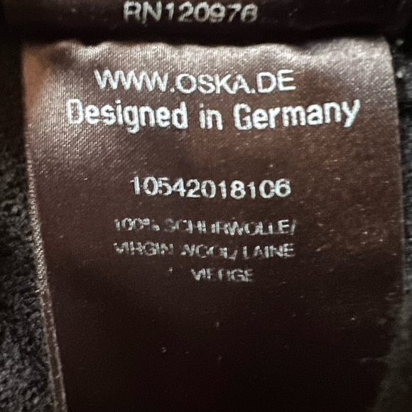 ⭐️OSKA⭐️TUNIC ASYMMETRICAL CUT WRAP SWEATER W/TIES TO SECURE @WAIST SIZE SMALL - Picture 12 of 12